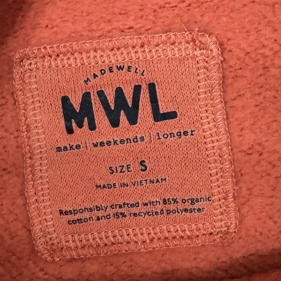Madewell better terry cropped sweatshirt S - Picture 6 of 12